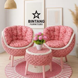 Kursi Teras Rotan Sintetis Minimalis Kursi Santai Murah